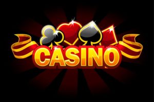 casino background logo with game card signs 172107 1205